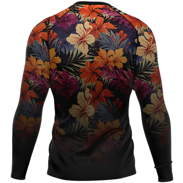 Chokefish™ Long Sleeve Rashguard Floral Men's Shirt-007-2